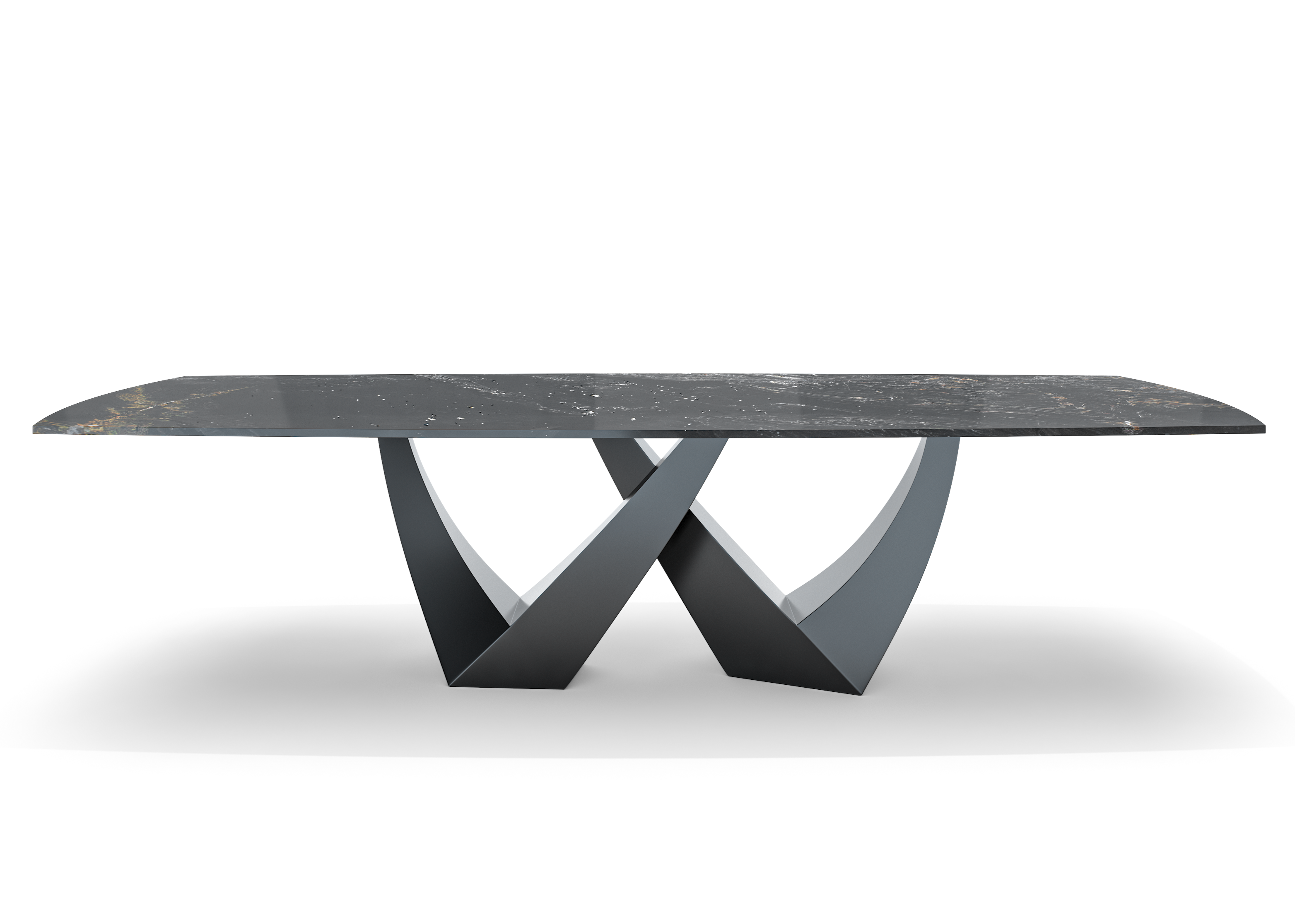 Ezio Black Marble Dining Table