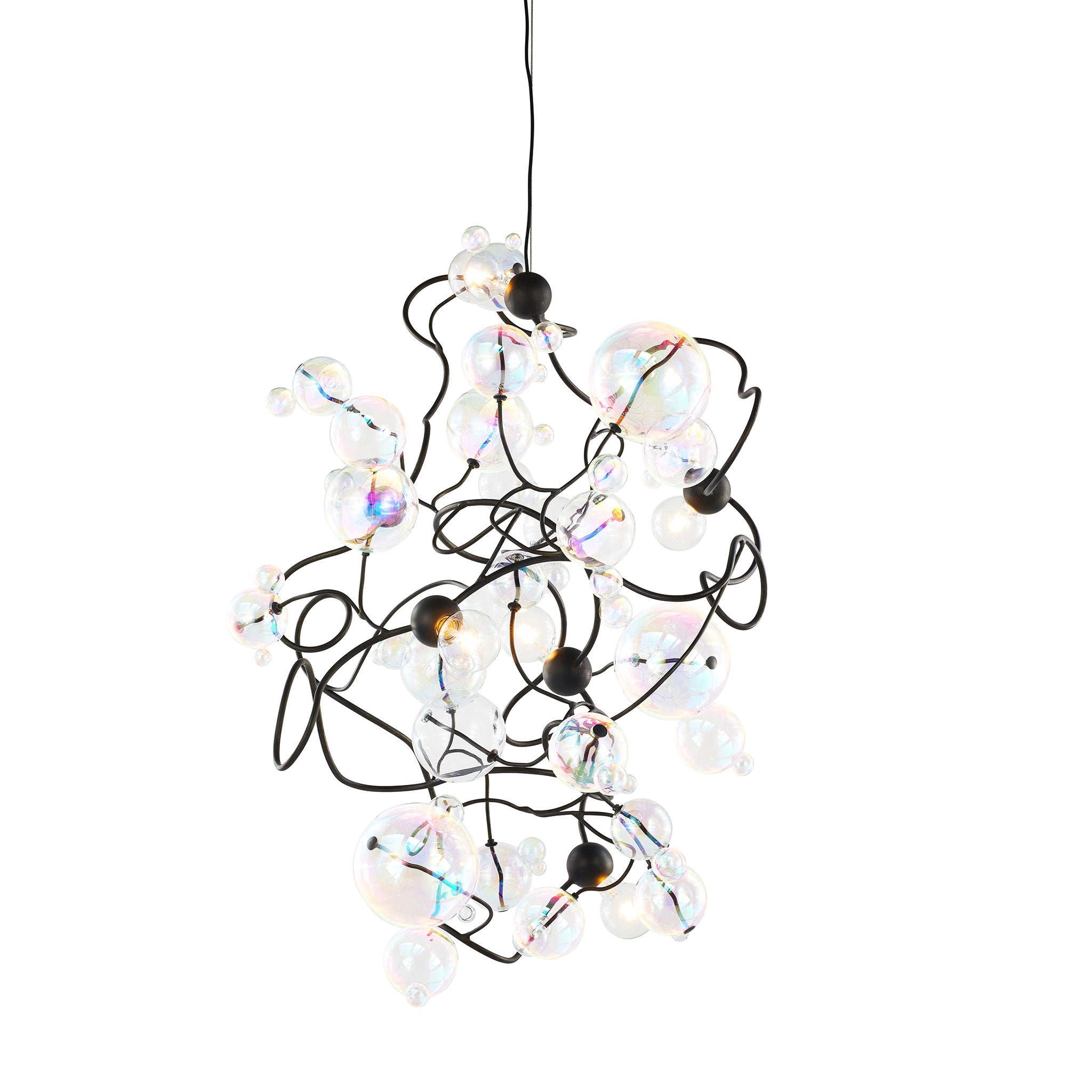 Bubbles Flow Chandelier Conical