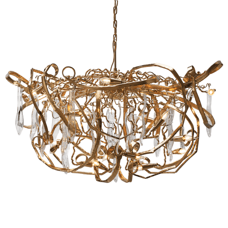 Delphinium Chandelier Oval